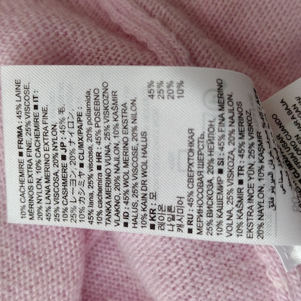 Banana Republic pink cashmere blend sweater by Fipucci XL - Picture 8 of 8